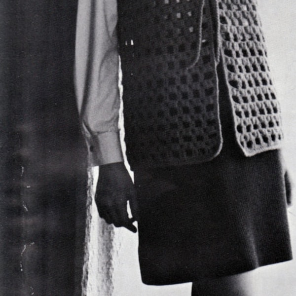 Crochet Vest Pattern Etsy