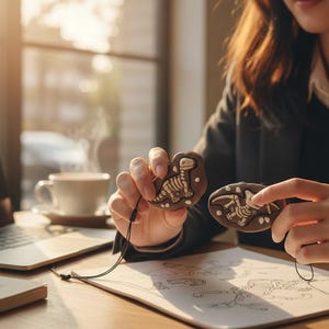 Peut inclure: Une tasse en c&eacute;ramique blanche avec une anse noire et le texte "But First, Coffee" en noir, dans une police manuscrite. La tasse est pos&eacute;e sur une surface blanche.