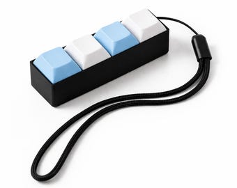 Keyboard Fidget Toy, Key Clicker, Clicky Keychain