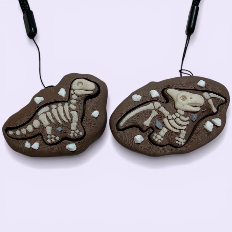 Dinosaur Fidget Clicker Keychain, jouet sensoriel de soulagement de l'anxiété image 4
