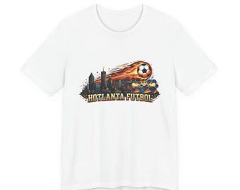 Camiseta con estampado del horizonte de Atlanta / Camiseta de fútbol de Atlanta