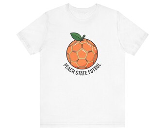 Camiseta de fútbol Atlanta Peach / Ropa para aficionados al fútbol de Georgia / Camiseta Bella Canvas