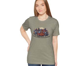 I Survived Atlanta Traffic on Motor Day Tee | City Traffic Illustration | Soccer Fan Gear