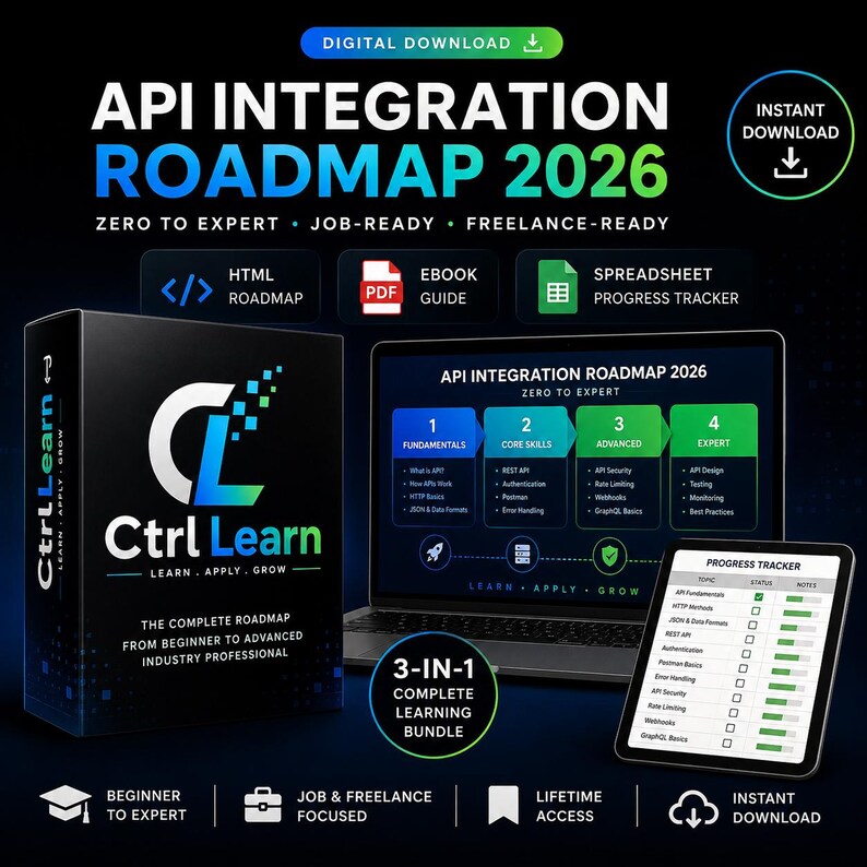Dev Career Bundle | Shopify API DevOps Bug Fixing Roadmaps | Beginner to Expert Coding Career Guide PDF | Freelance Developer Kit image 8