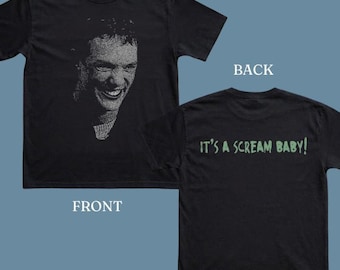 SCREAM MACHER 2Sided T-Shirt, Scream Stu Macher, Scream 7 Tour, Vintage 90s Bootleg Horror Movie Classic Graphic, 30th Anniversary Kill Tee