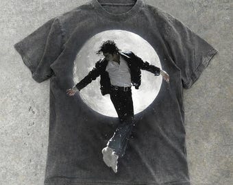 Comfort Colors 90s Vintage Michael Jackson Shirt, King of Pop Graphic Tank Top, Retro Pop Dance Streetwear Unisex T-Shirt