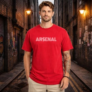 Arsenal Graphic Tee - Etsy