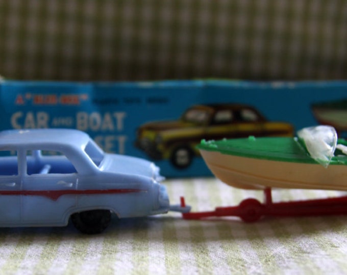 Rare Vintage Blue Box Plastic Toy Austin Car With a Healey Etsy