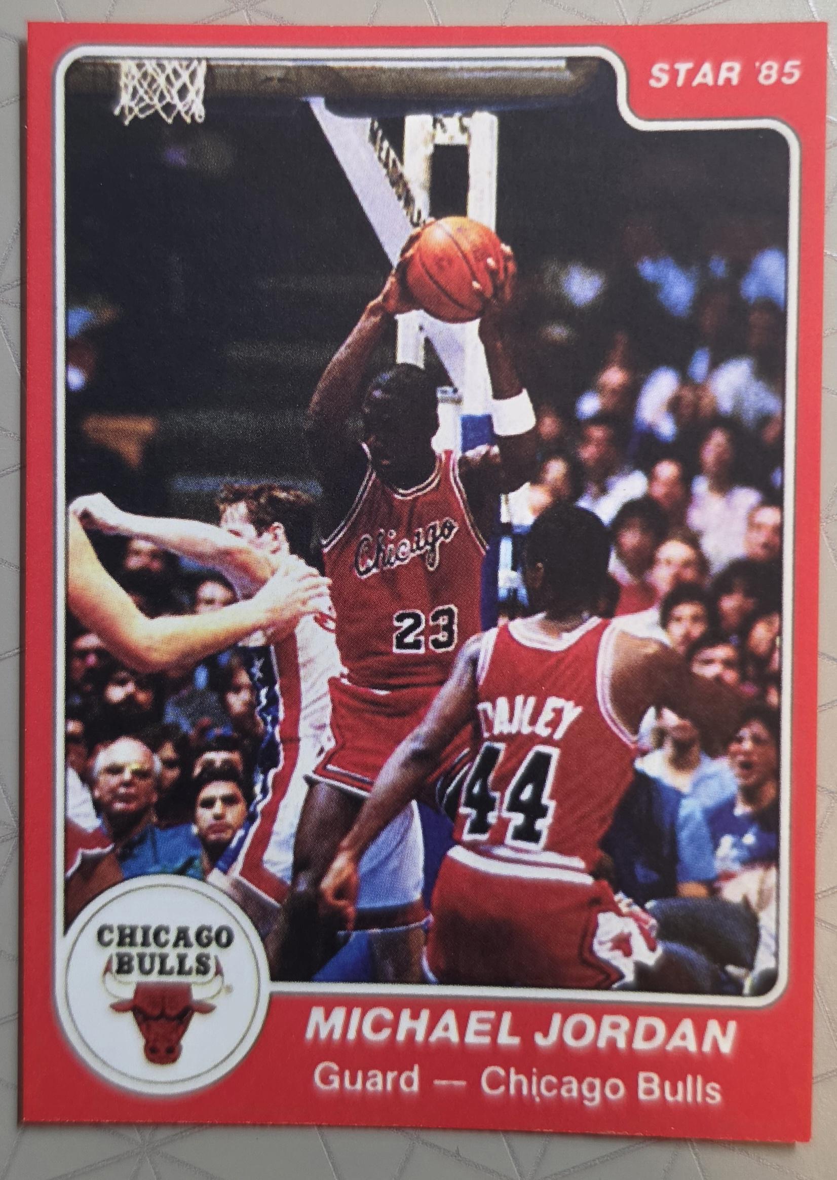 Michael Jordan Pre Rookie 1984 the Star Co. STAR '85 Custom Novelty ...