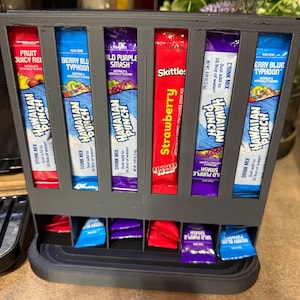 Drink Mix Organizer – 6 Compartment Packet Holder for Countertop Storage