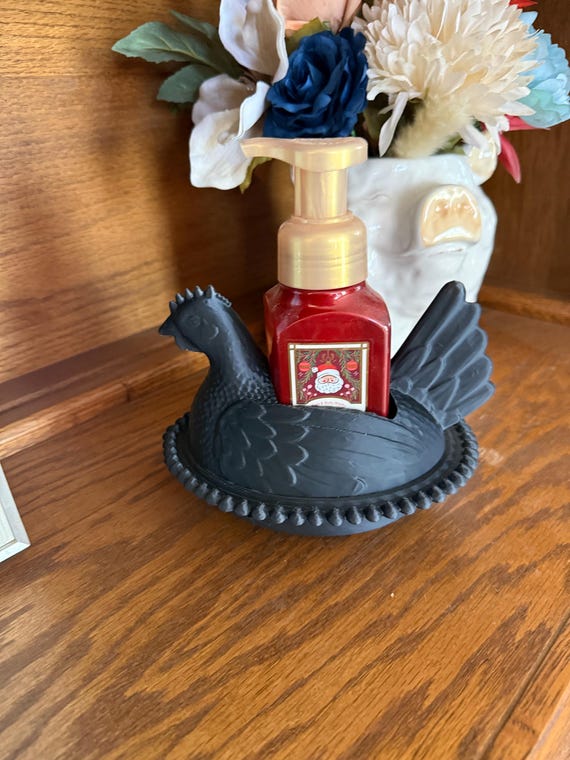3D Printed Chicken Soap Dispenser Holder | Farmhouse Kitchen Decor