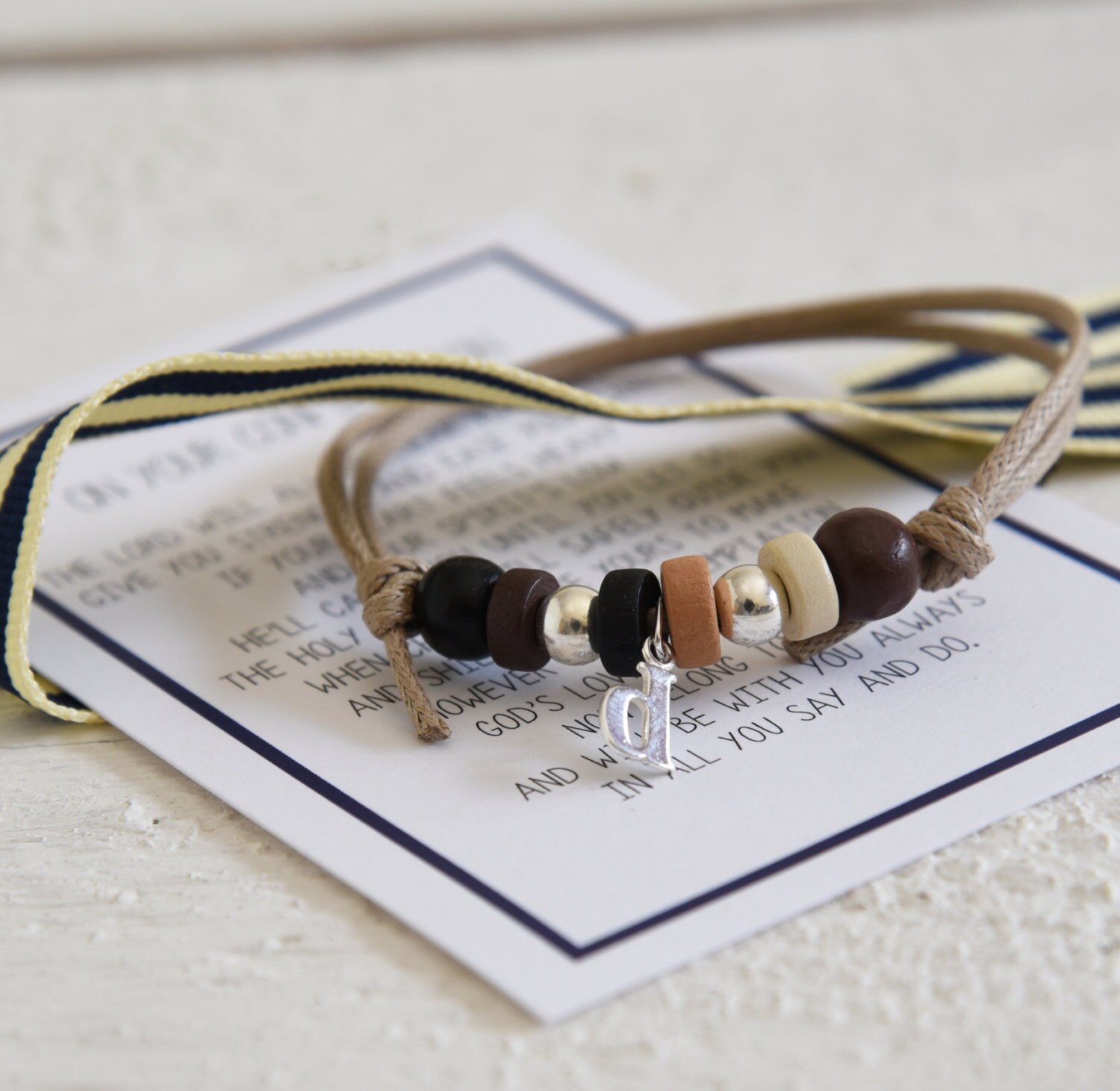 Boys Confirmation bracelet Confirmation Gift Boys Cord Etsy