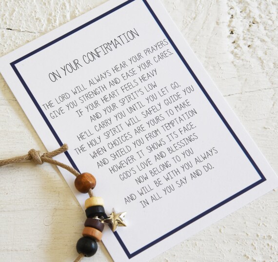 confirmation bracelet boy