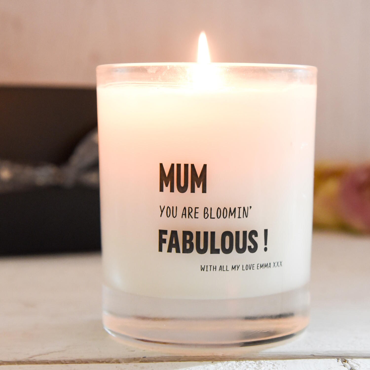 Personalised Mothers Day Scented Candle Mothers Day Gift Etsy