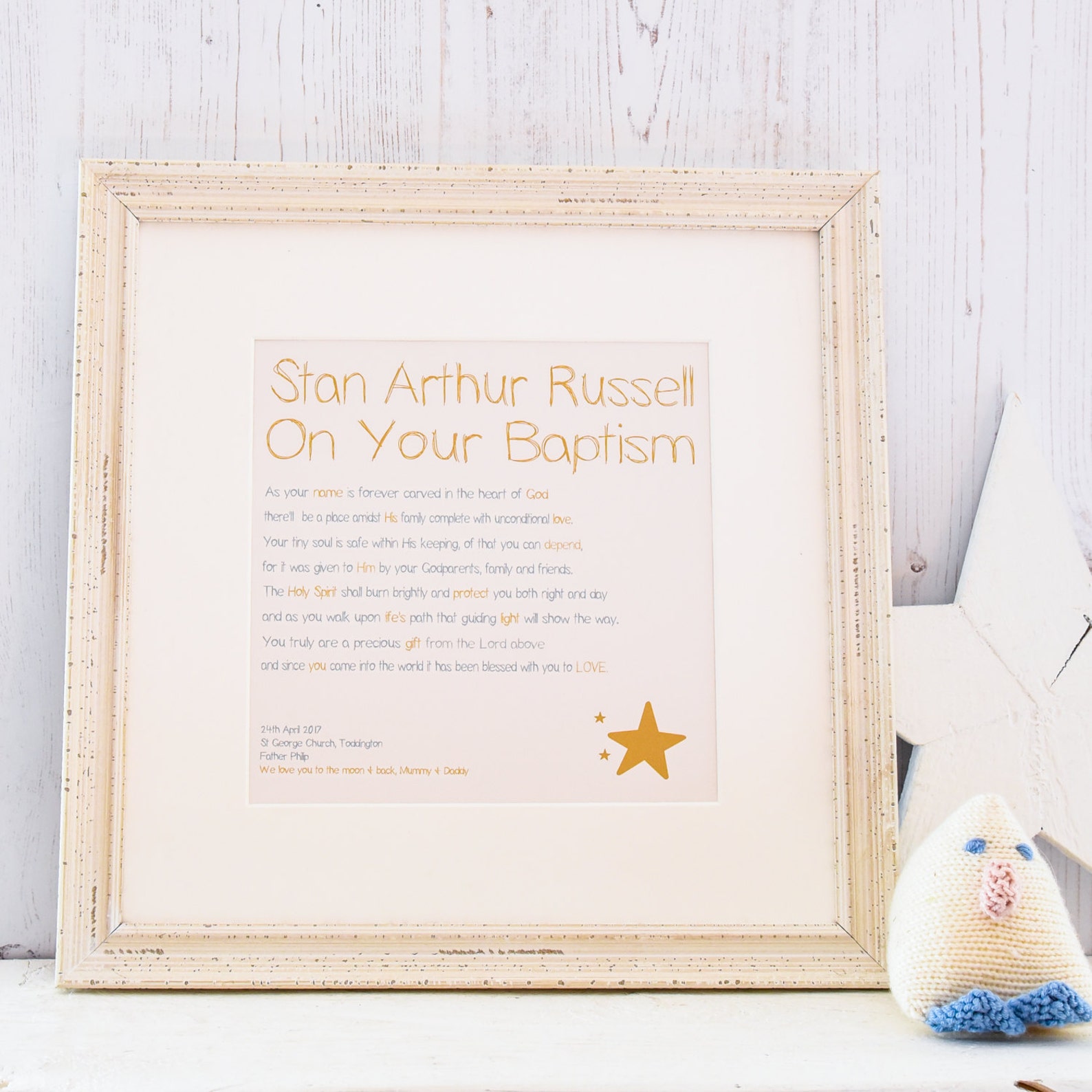 Personalised Boys Christening Christening Gift Boy Etsy