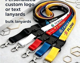 Cordón personalizado para crucero con logotipo, cordón personalizado para llaves, cordón para el cuello con logotipo personalizado, cordón para enfermera, portatarjetas de identificación, regalo personalizado