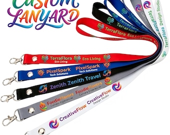 Cordones personalizados al por mayor, cordón personalizado para profesor, cordones bonitos para el trabajo, portatarjetas de identificación personalizados, cordones al por mayor