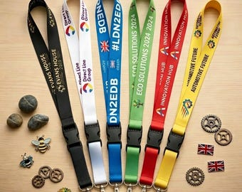 Cordón personalizado, Cordones personalizados al por mayor con logotipo, Cordón para el cuello para credencial de identificación, Cordón para el cuello personalizado, Cordón para reuniones