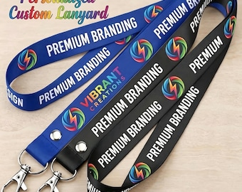 Cordones personalizados con logotipo, cordones personalizados al por mayor para credenciales de identificación, llaves y cruceros, cordones personalizados para el cuello para eventos empresariales y de oficina.