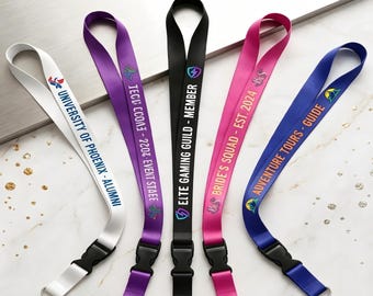Custom Lanyard Personalized, Custom Lanyards Bulk for Work, Teacher Lanyard with ID Badge Holder, Cruise Lanyards, Wholesale Custom Logo