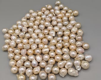 Lot De 5 Perles De Culture Baroques D'eau Douce - Très Grandes - Modèle N-06 - Occasion
