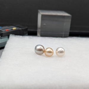 Pearls from Around the World 3 Types -  Tahitian, South Sea, and Golden Pearls Larger Sizes for the Jewelry Designer in You - Undrilled
