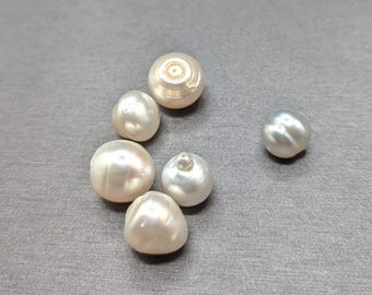 Inexpensive Loose South Sea Baroque - Cultured Pearls - Lot of 6 Saltwater Pearls - 9-14 mm  - For the Designer in You - Australian Pearls