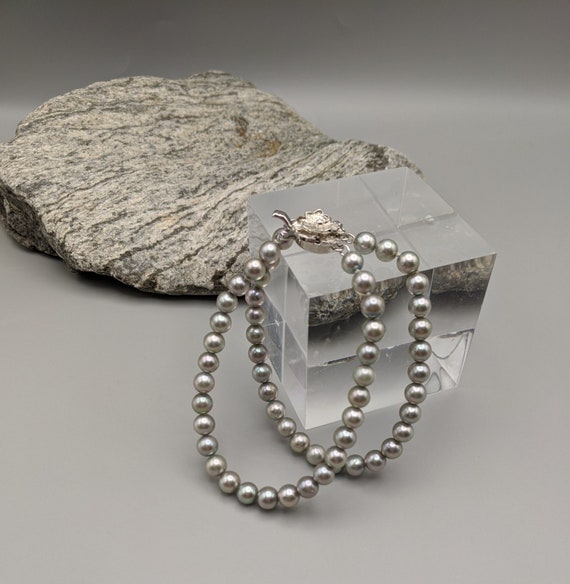 White Japanese Akoya Pearl Bracelet, 7.5-8.0mm - Pure Pearls