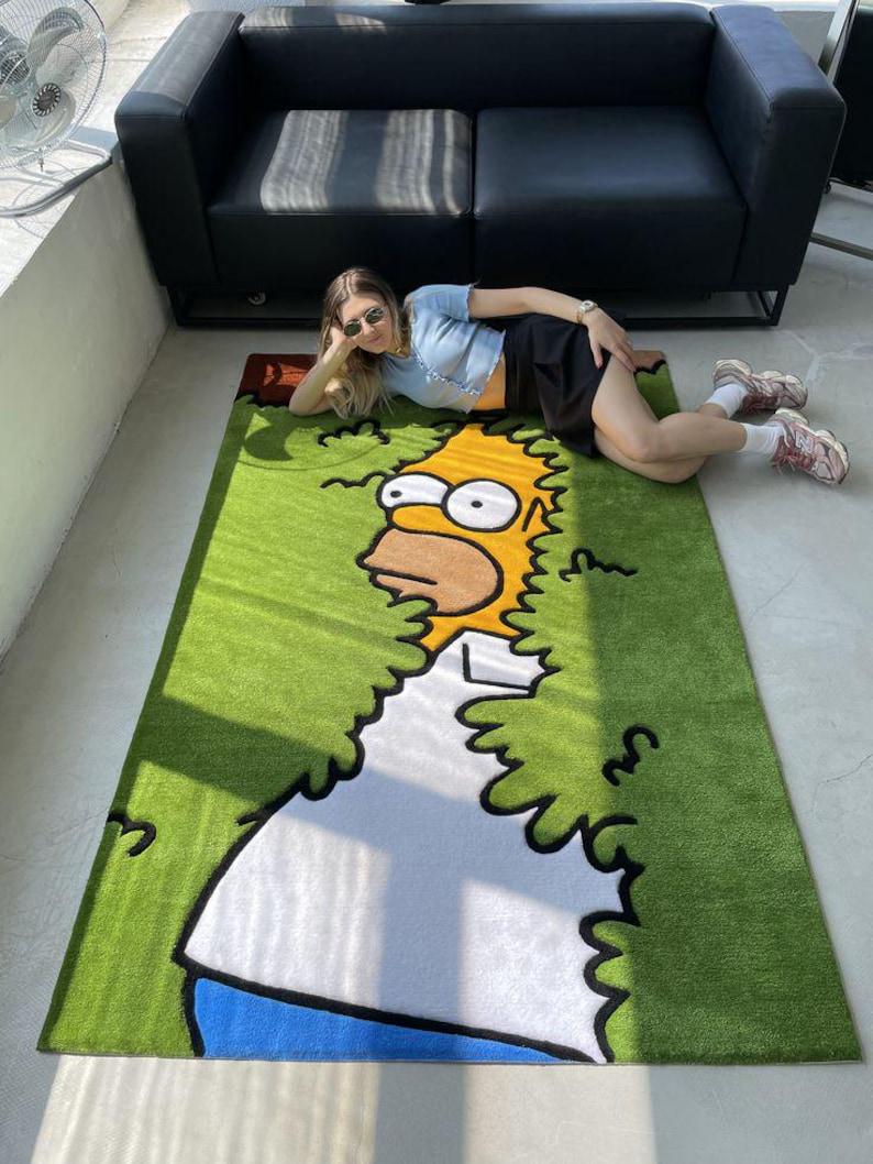 Homer simpson rug - Etsy 日本