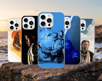 Obi-Wan Kenobi Star Wars mobilskal, TPU-gelfodral för iPhone, Samsung, Pixel