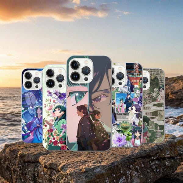 Apothecary Diaries Anime Phone Case, TPU Gel Cover For iPhone, Samsung, Pixel