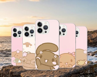 Mocha Sanrio mobilskal, TPU-gelskydd för iPhone, Samsung, Pixel