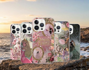 Sleeping Beauty Aurora Phone Case, TPU Gel Cover For iPhone, Samsung, Pixel