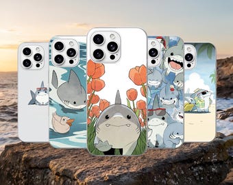 Jeff the Land Shark Phone Case, TPU Gel Cover For iPhone, Samsung, Pixel