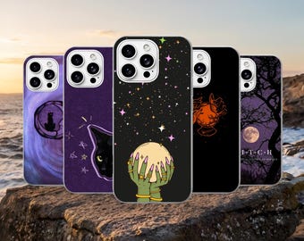 Witchy Phone Case Magic Cover for iPhone 17Pro, 16, 15, 14, 13, 12, Samsung S26, S25, S24, S23Fe, A16, A56, Pixel 10, 9Pro