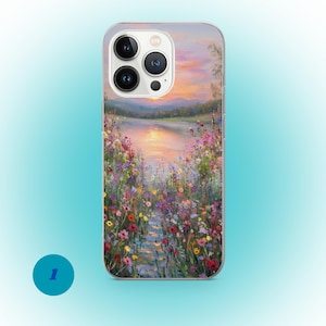 Monet Impressionism Painting Phone Case, TPU Gel Cover For iPhone, Samsung, Pixel 1