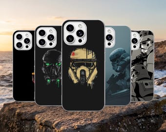 Stormtrooper-Handyhülle Star Wars Cover für iPhone 17 Pro, 16, 15, 14, 13, 12, Samsung S26, S25, S24, S23 Fe, A16, A56, Pixel 10, 9 Pro