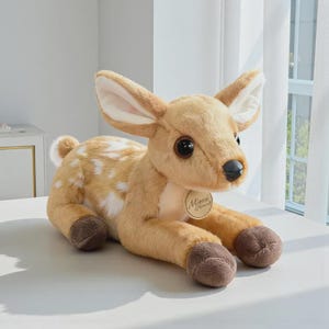 Kawaii Deer Plush Doll – Birthday Toy, Room Decor Gift, Soft Stuffed Animal