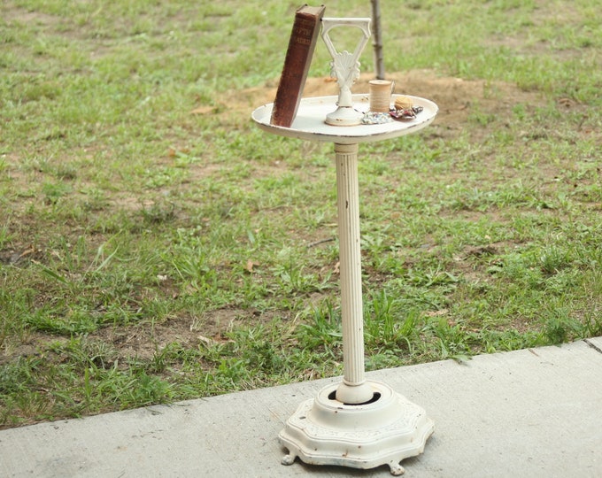 Cast Iron, End Table Stand, Metal Plant Stand, Table, Garden, Garden Decor, Wedding Decor, Home