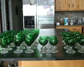 Sets, Vintage Anchor Hocking, Kentucky Derby, Glass Cups, Goblets, Drink Ware, Glasses, Mint Julep, Holidays, Christmas, Barware