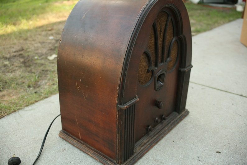 SALE Beautiful PHILCO Wooden Radio 1920's Working Etsy