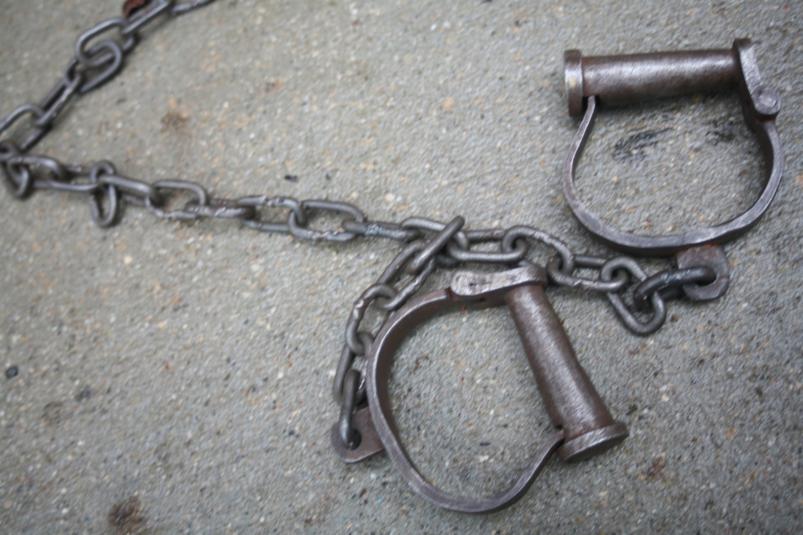 Cast Iron Antique Hand Cuffs Leg Irons Movie Play Early Etsy