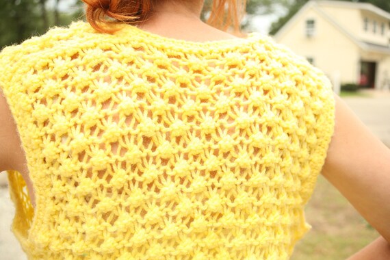 FALL SALE  - Vintage Yellow, Knit Pants, Sweater … - image 8