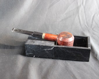 Vintage, Mármol, Soporte para pipa, Fumador, Fumar, Estudio, Diseño de escenario, Soporte para pipa único, Mármol negro, Cenicero, Para él