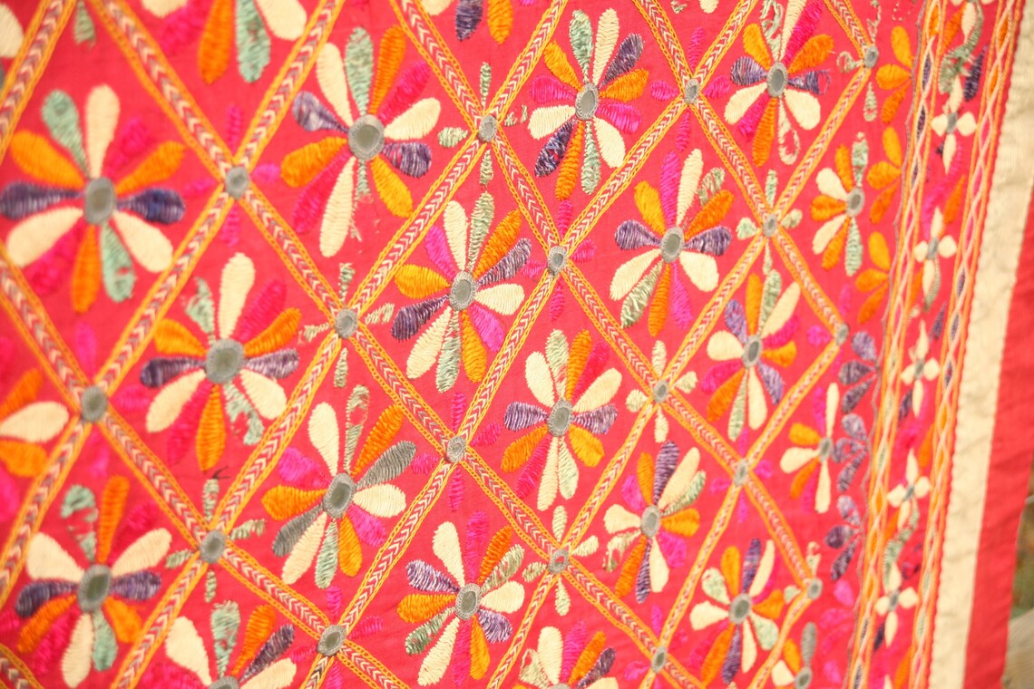 S. Iraqi Embroidering Old Arabic Blanket Arabic Quilt Etsy