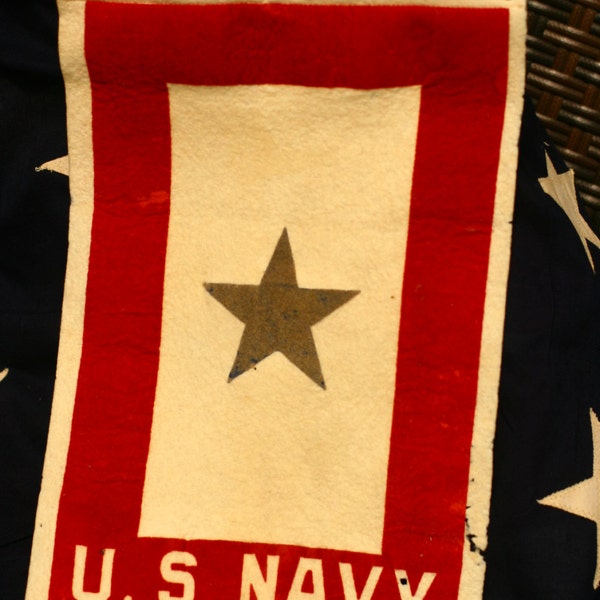 military war banner, U.S. Navy service, WW2