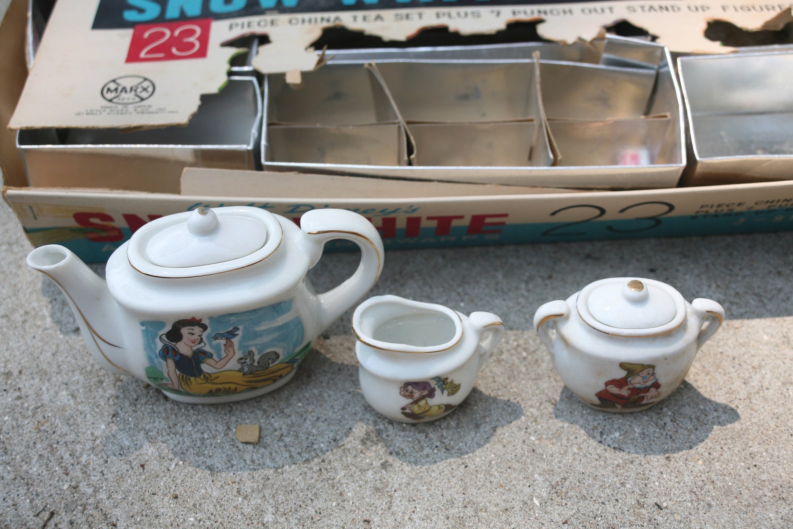 23piece Snow White Tea Set by Marx Disney 1950's Etsy Canada