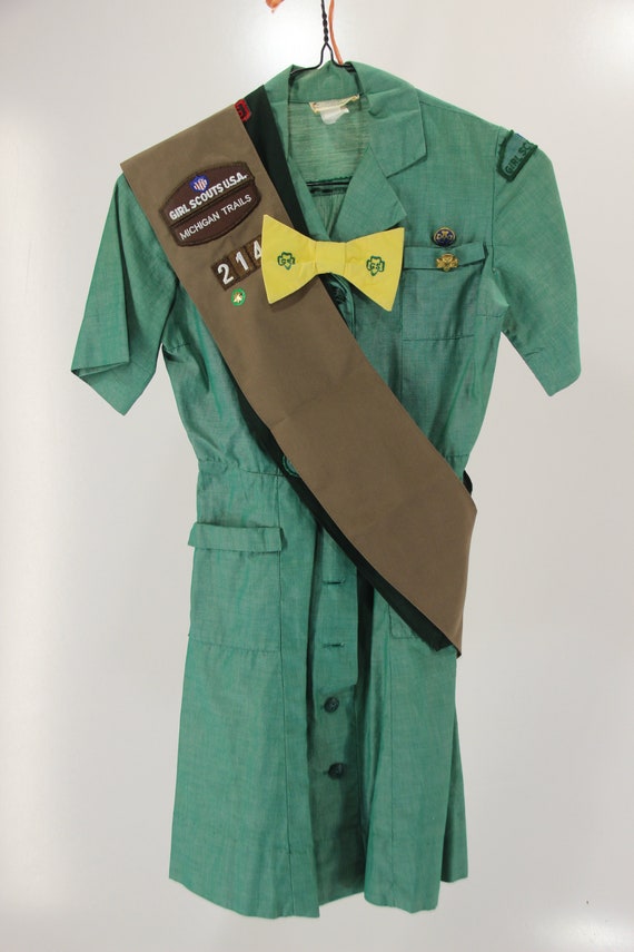 Vintage, Girl Scout Dress, 1950s Girl Scouts, 196… - image 2