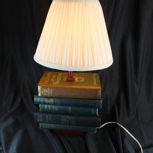 Vintage Book Lamp, Nursery, Bedroom, Living Room, Home Lighting