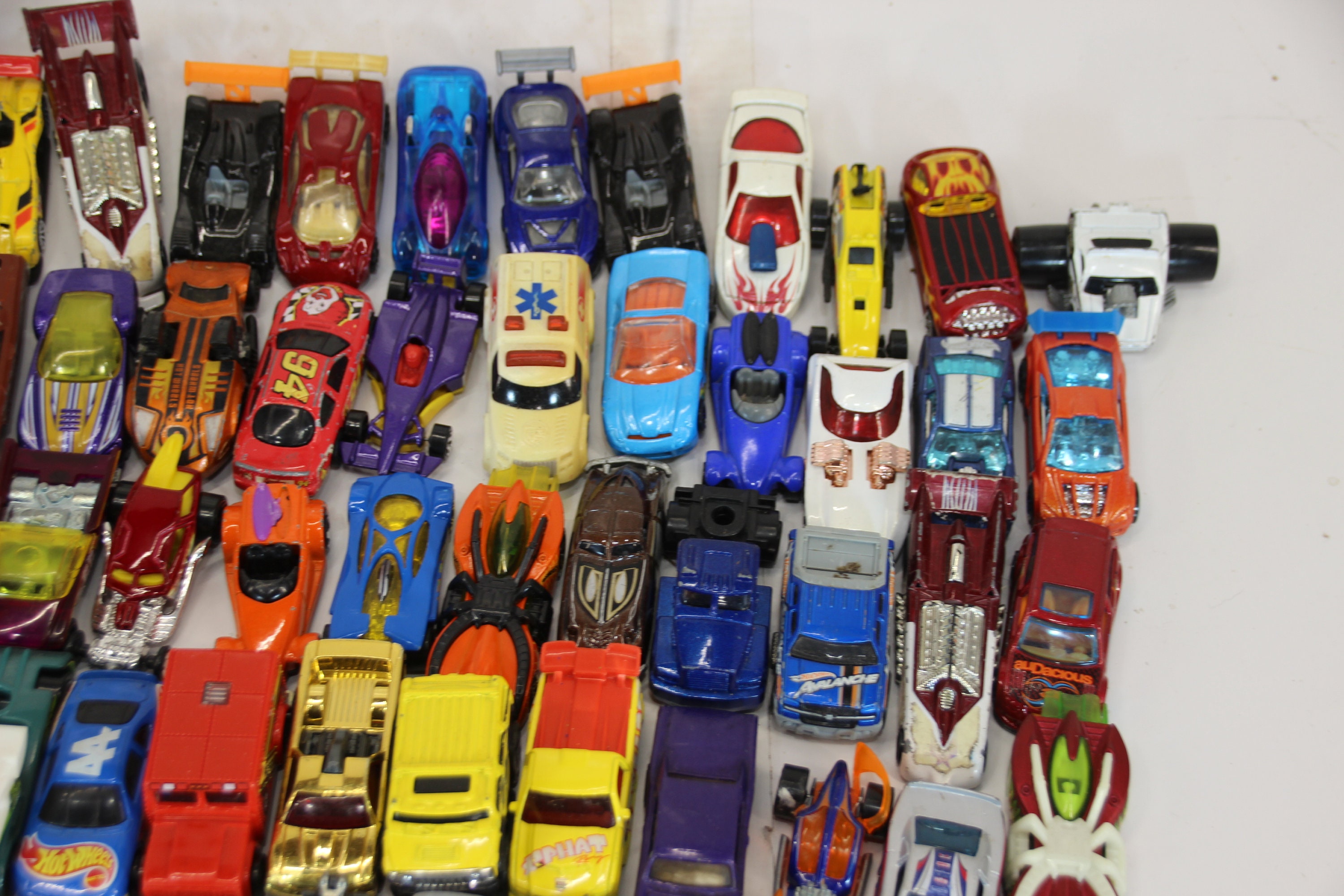 ヴィンテージ、107台セット、レースカー、ホットウィール